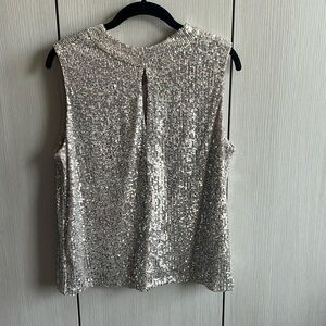 Calvin Klein sequin tank